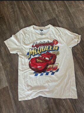 Lightning McQueen Graphic Tee - White